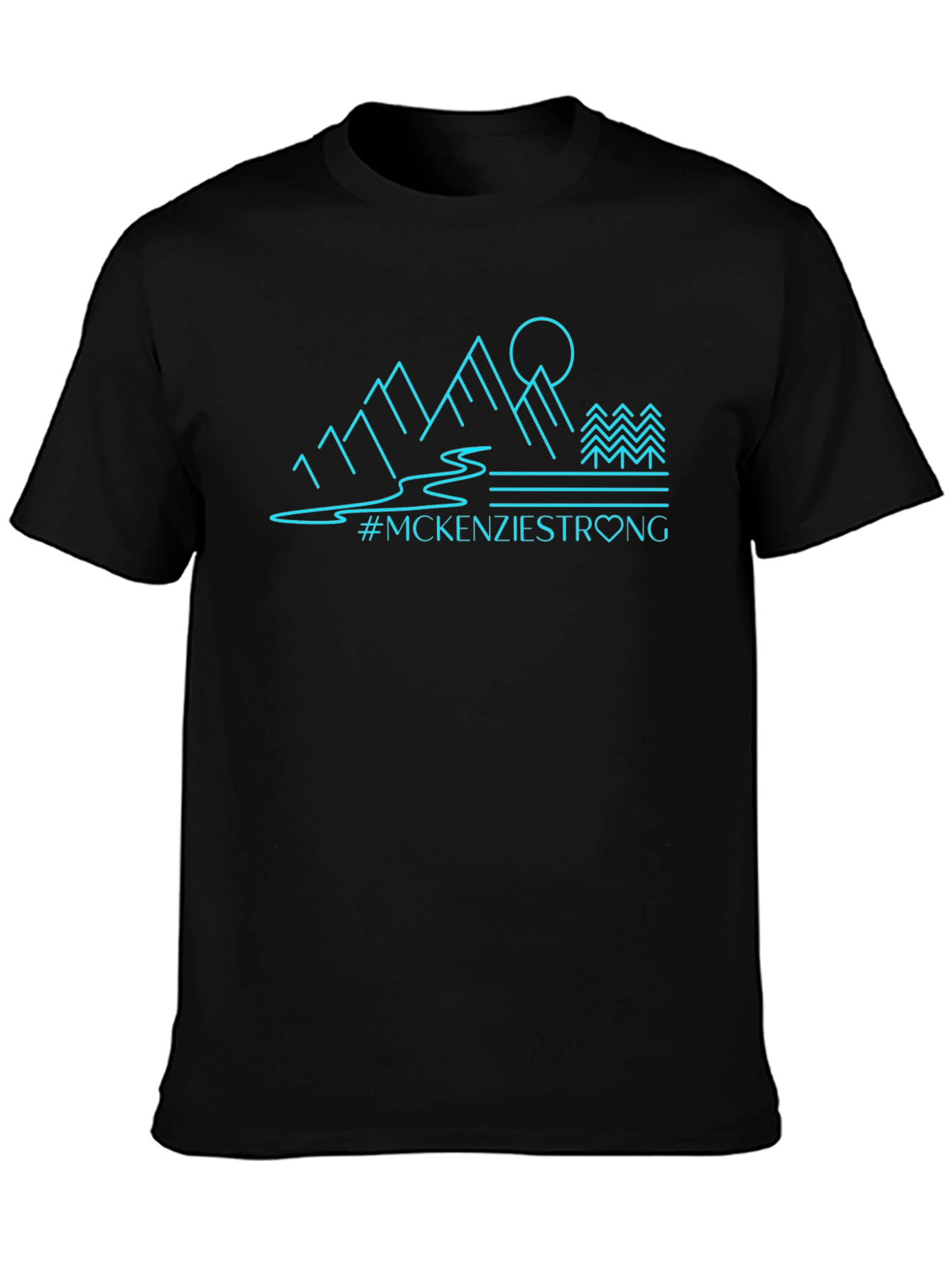 McKenzie Strong Graphic Tee - Black Unisex T-Shirt