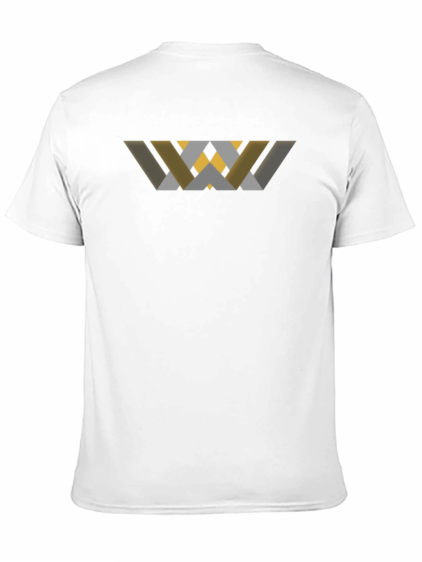 Abstract Geometric Graphic Black T-Shirt