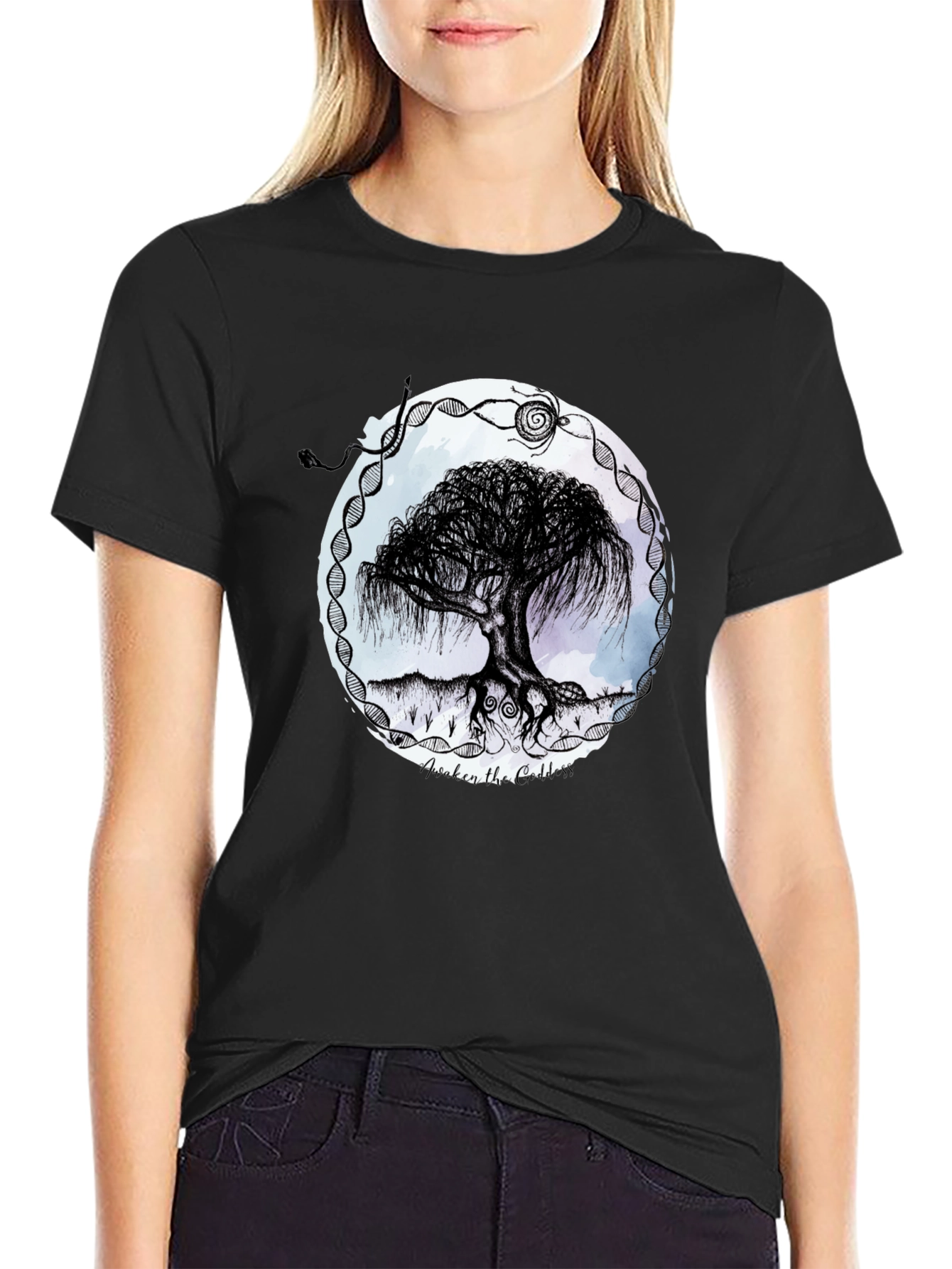 Tree of Life Graphic Tee - Unisex Black T-Shirt