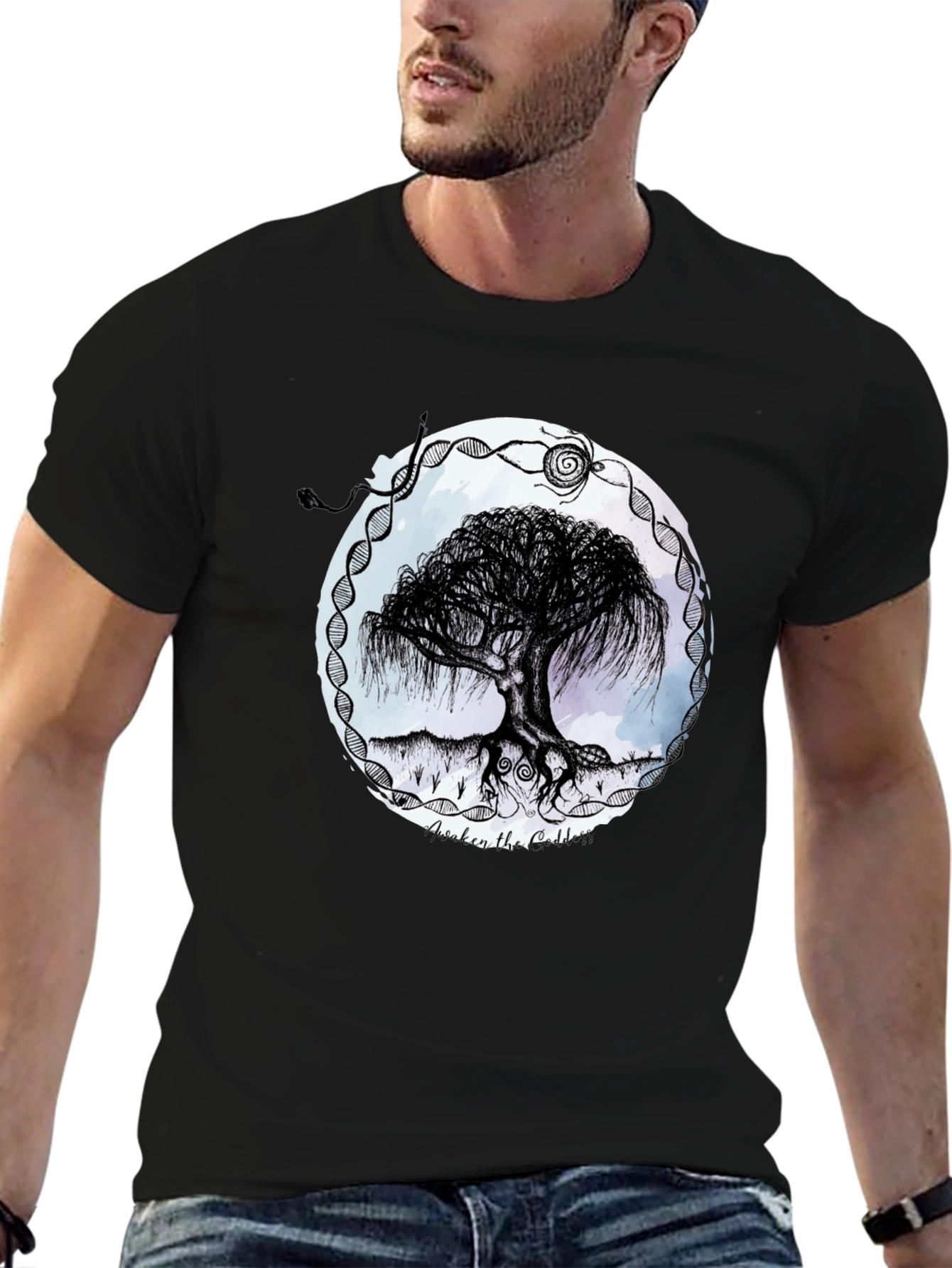 Tree of Life Graphic Tee - Unisex Black T-Shirt