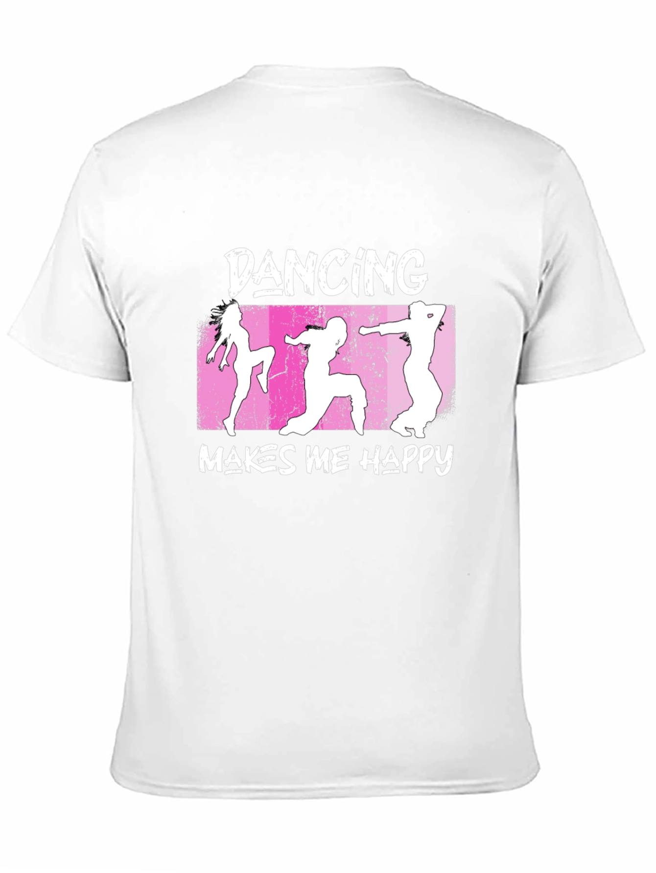 Dancing Makes Me Happy Graphic T-Shirt - Black