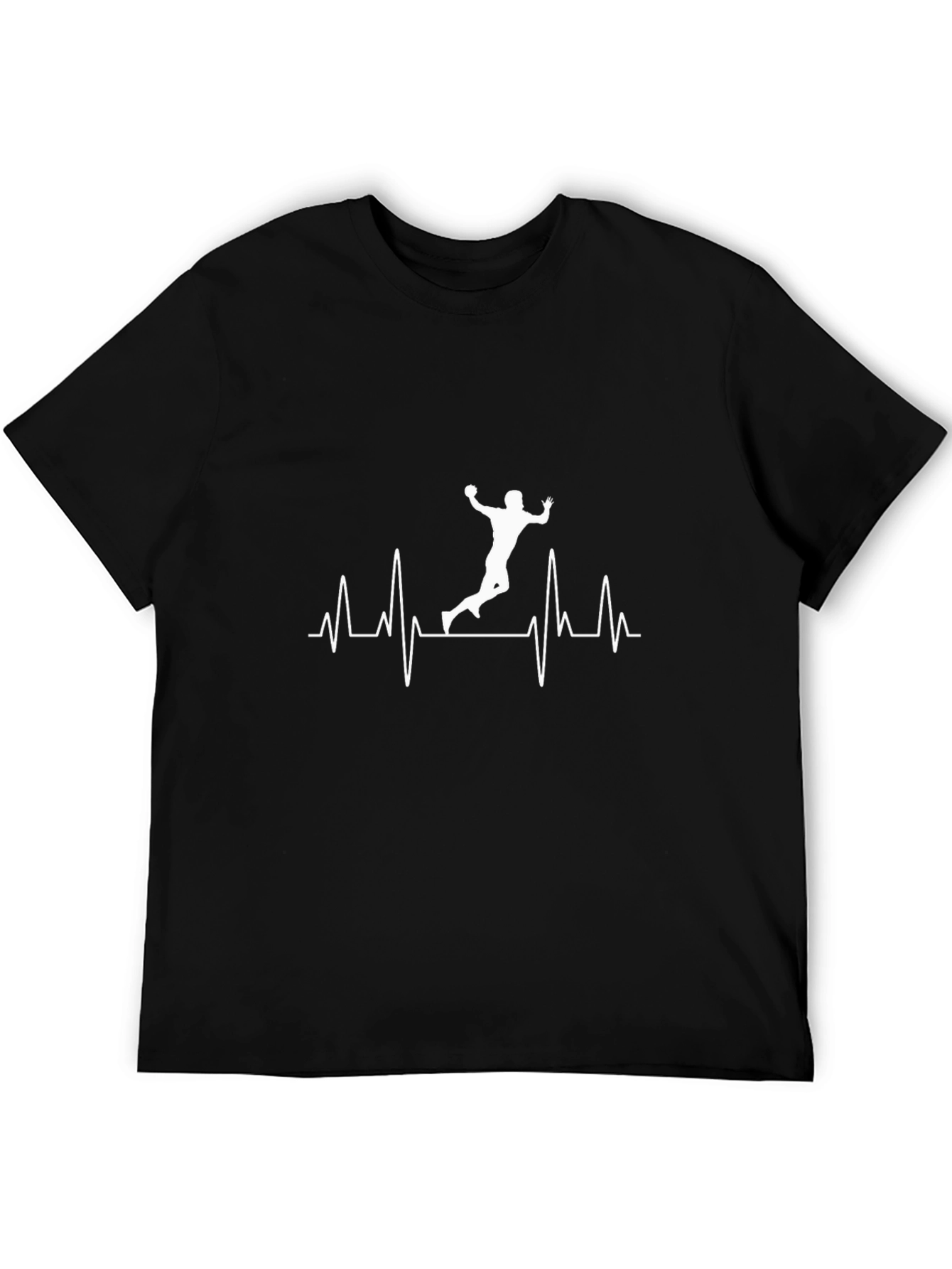 Handball Heartbeat T-Shirt - Sports Fan Apparel