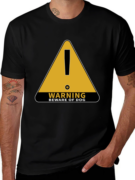 Beware of Dog Novelty Graphic Tee