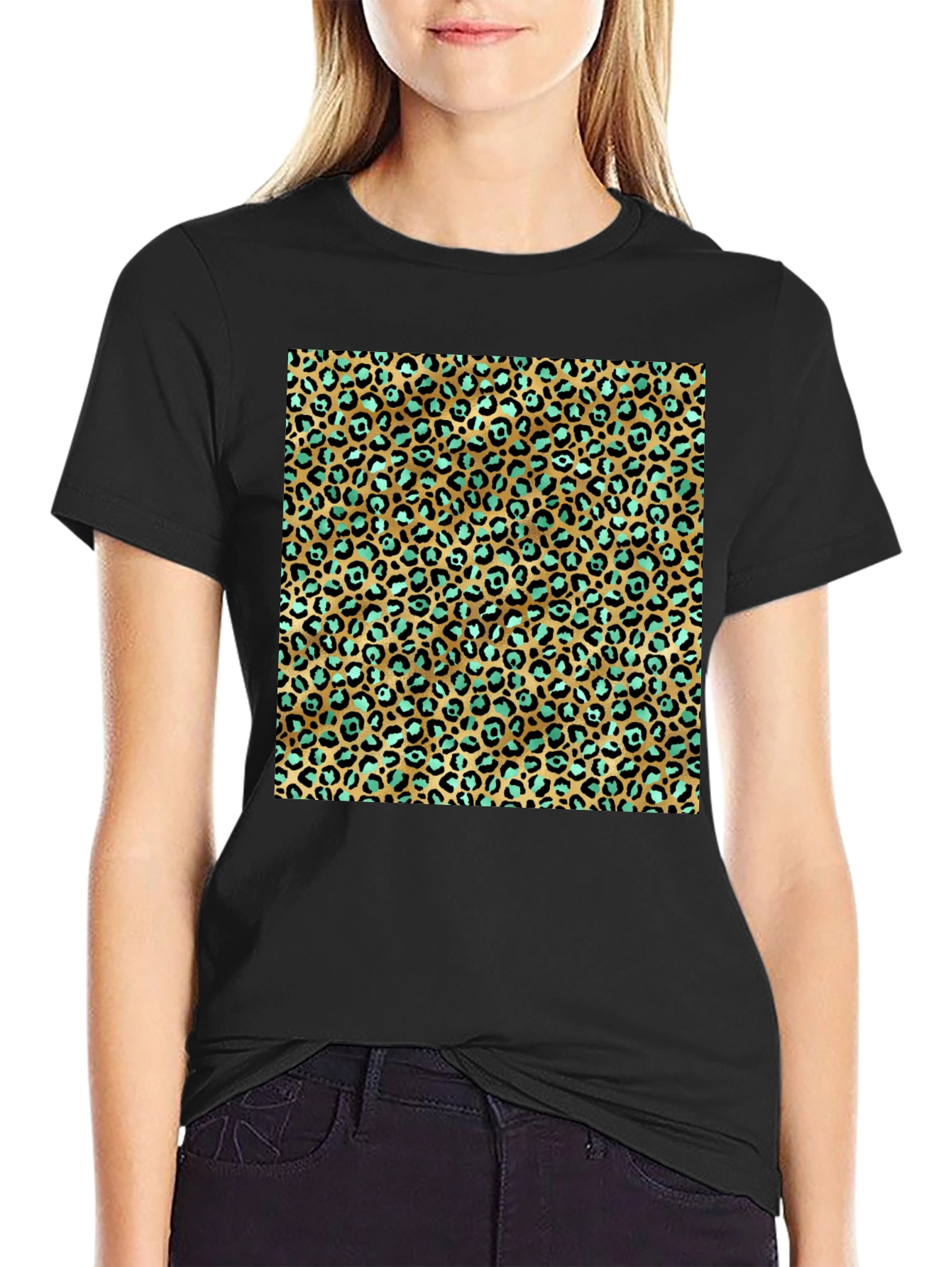 Stylish Leopard Print Tee