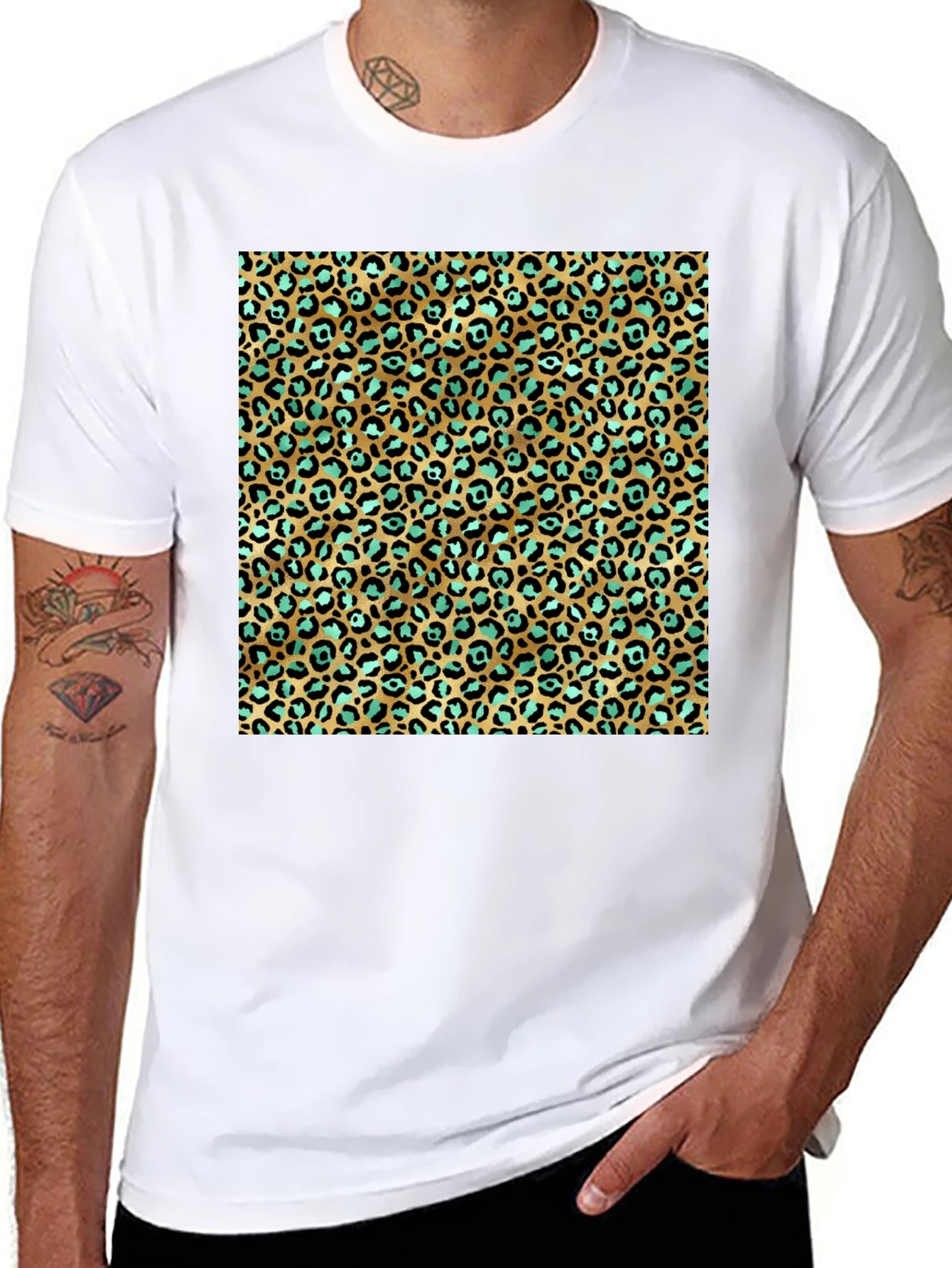 Stylish Leopard Print Tee