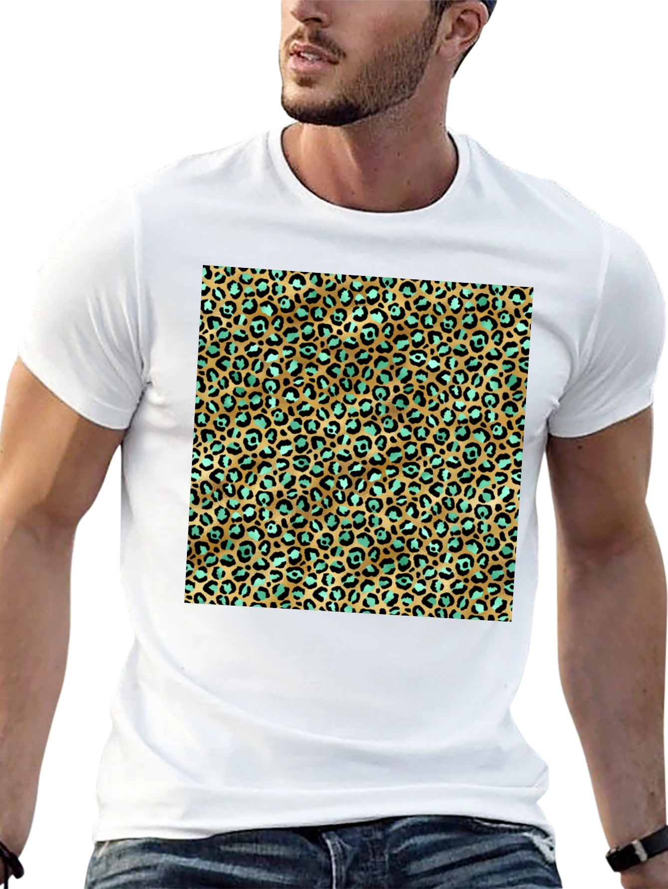 Stylish Leopard Print Tee