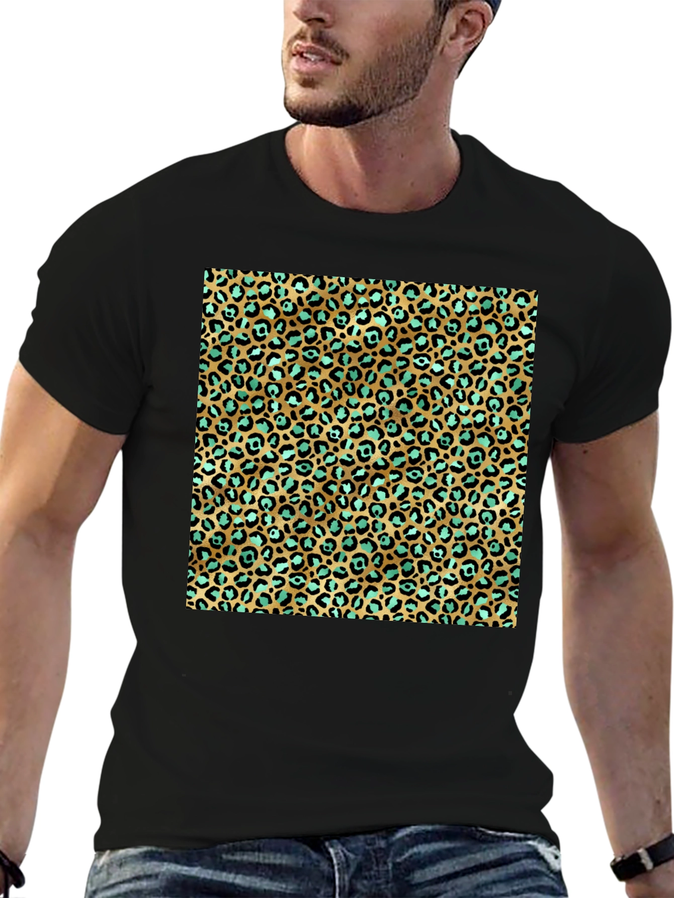 Stylish Leopard Print Tee