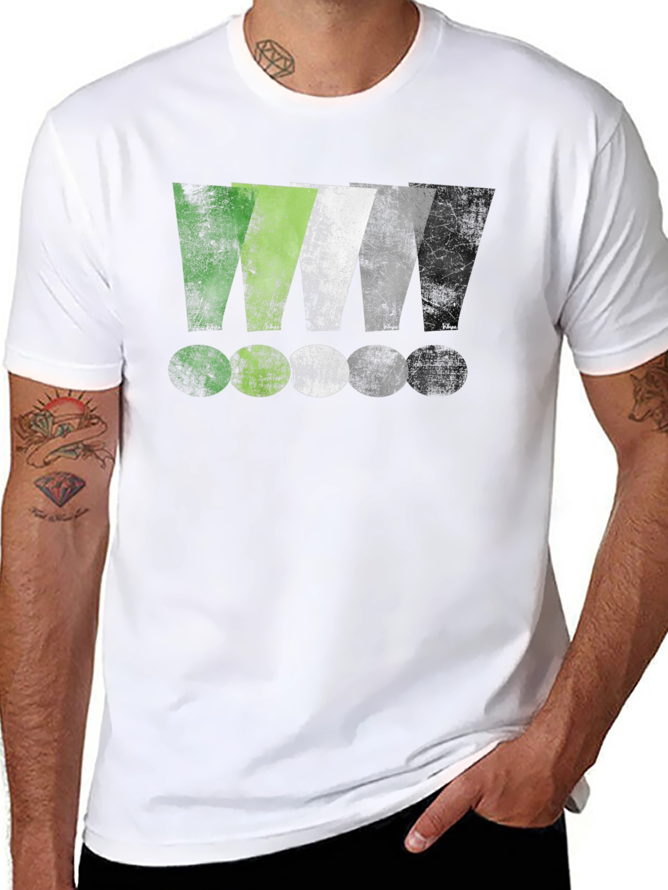 Statement T-Shirt - Bold Exclamation Graphic Tee