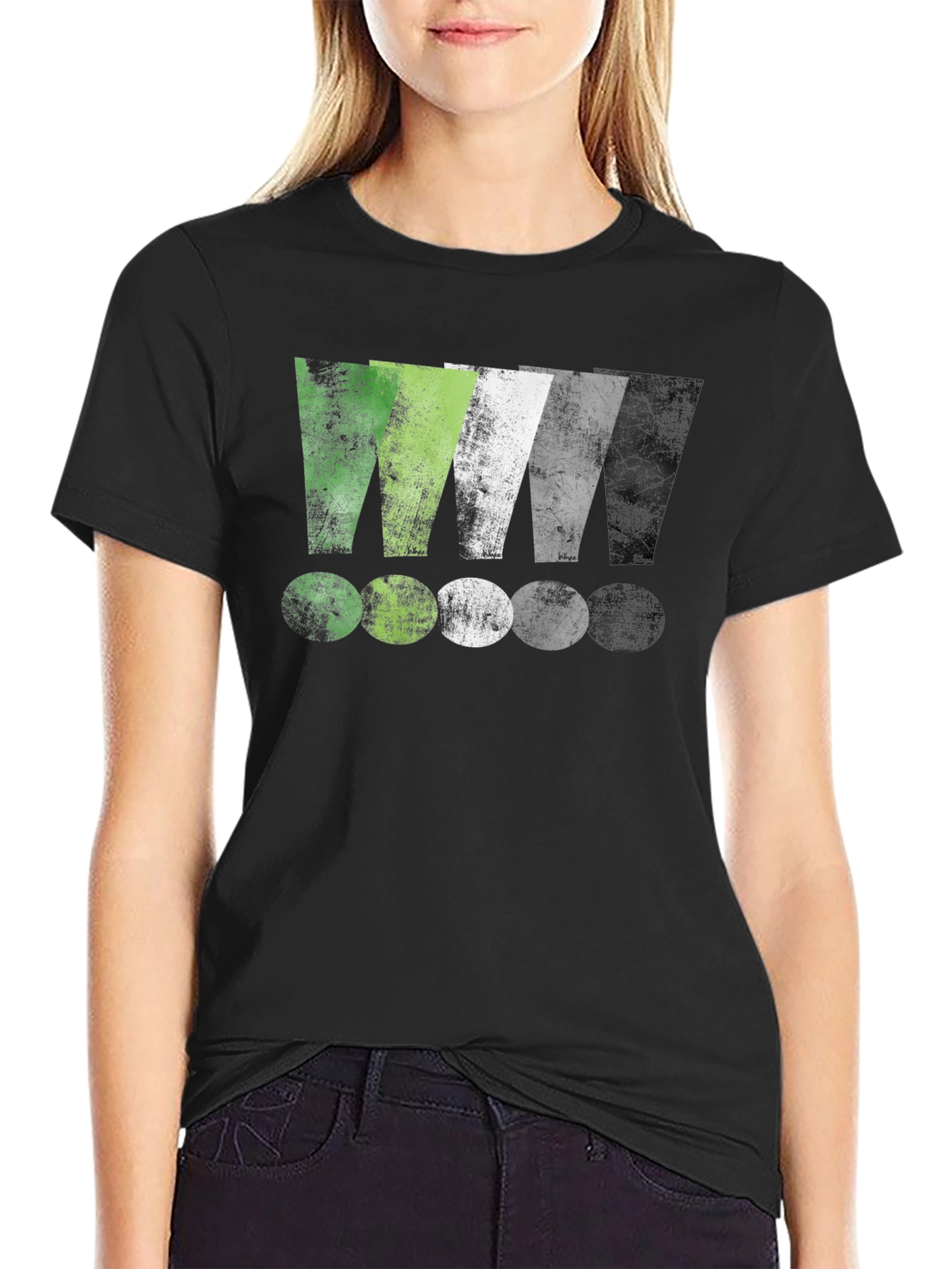 Statement T-Shirt - Bold Exclamation Graphic Tee