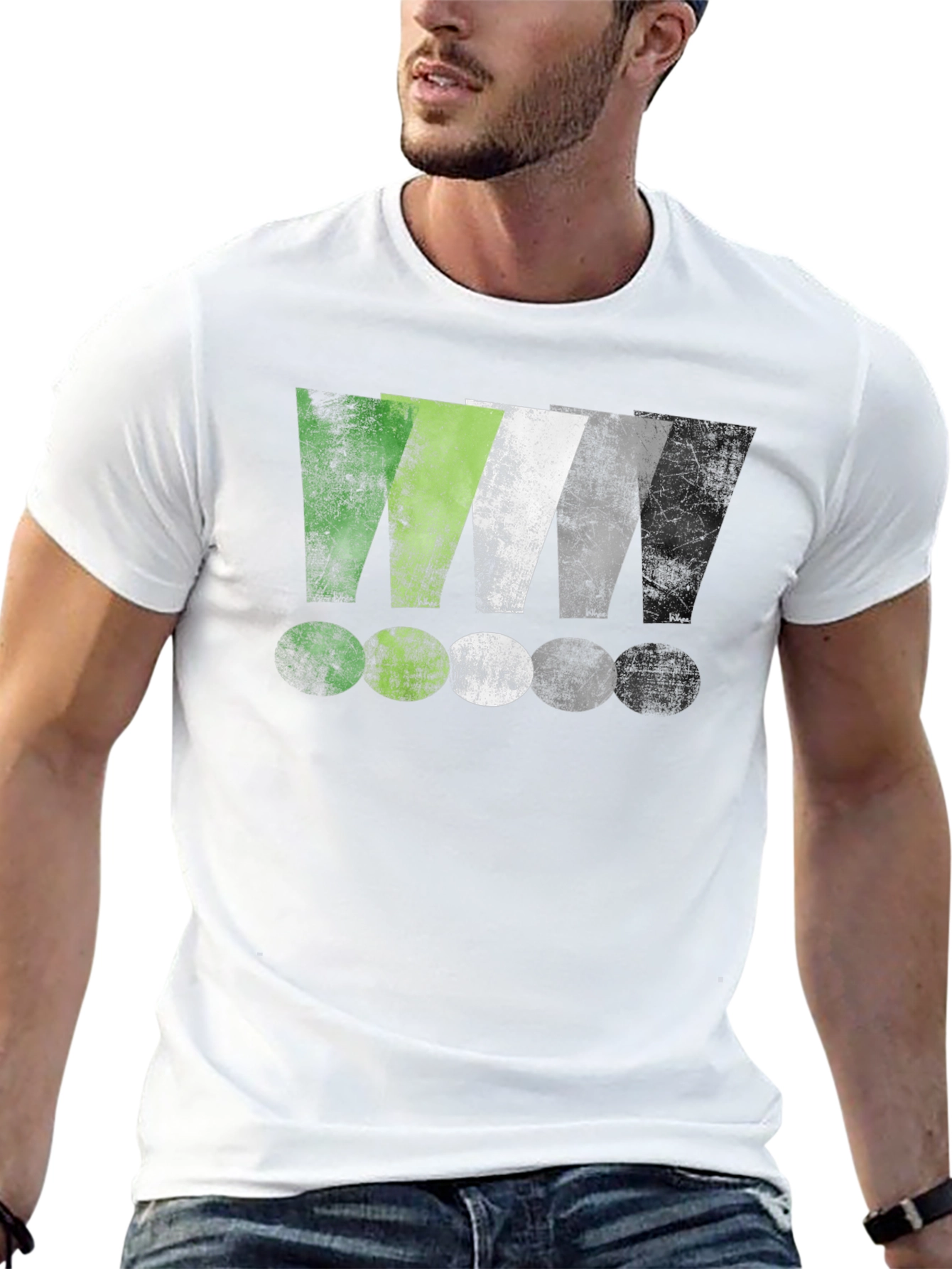 Statement T-Shirt - Bold Exclamation Graphic Tee
