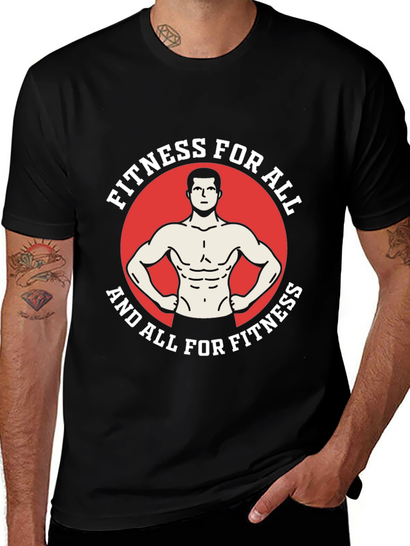 Fitness For All Graphic T-Shirt