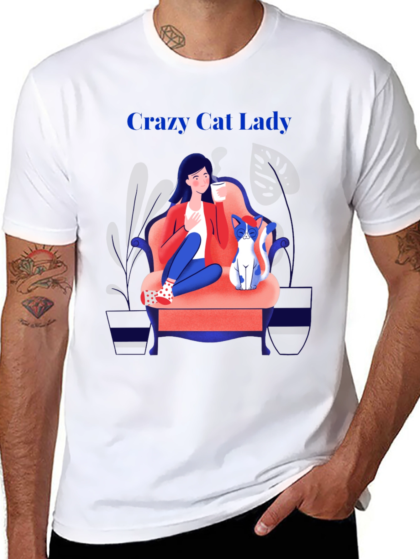 Crazy Cat Lady T-Shirt - Unisex Graphic Tee