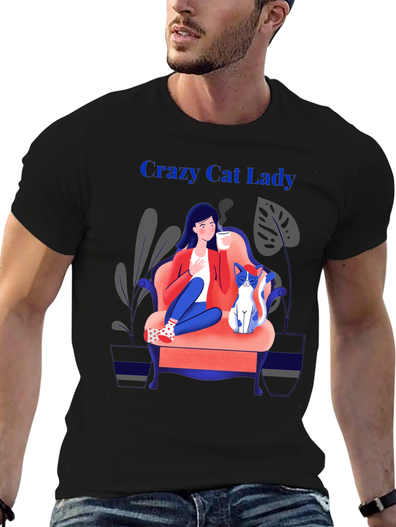 Crazy Cat Lady T-Shirt - Unisex Graphic Tee