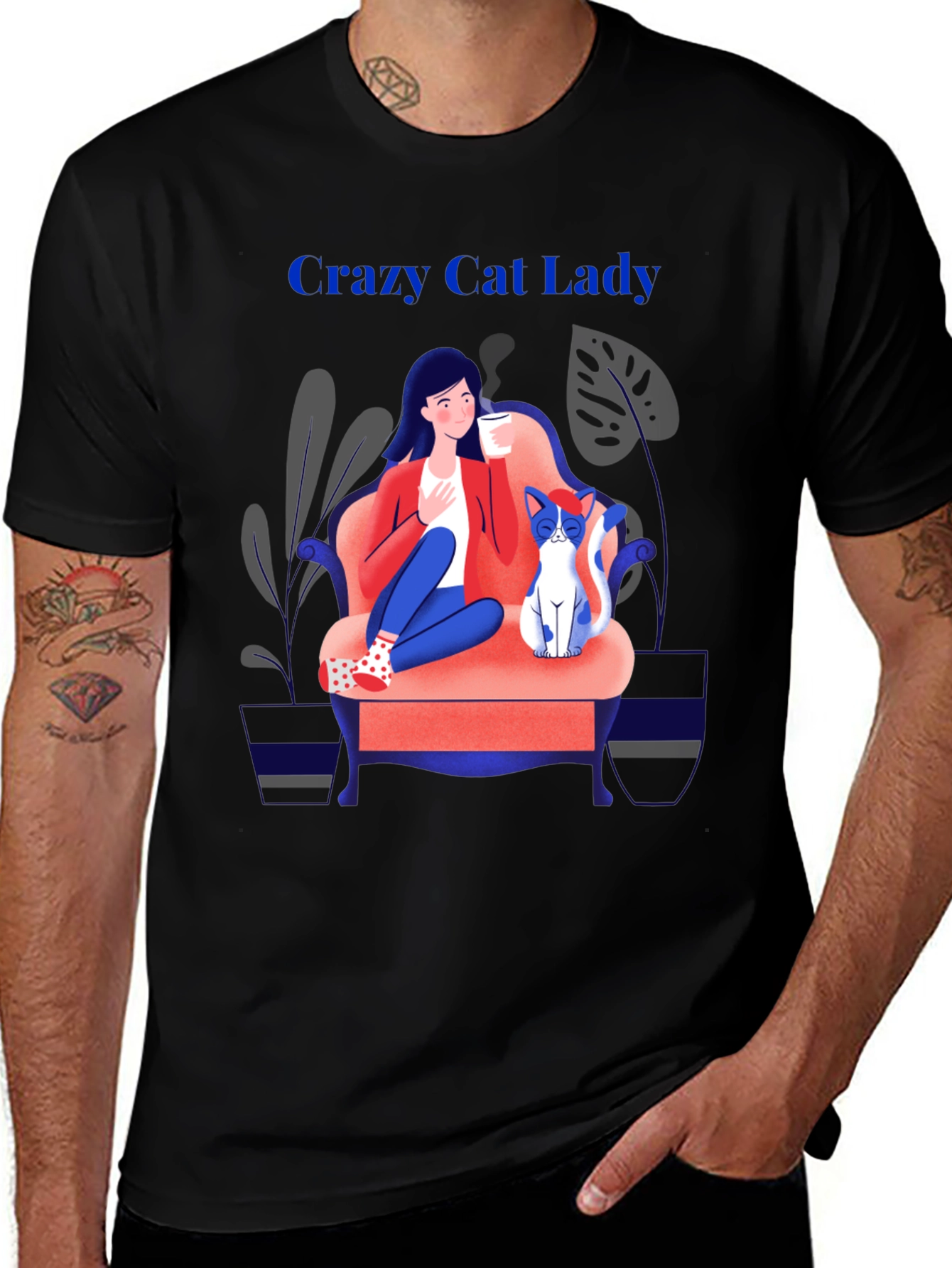 Crazy Cat Lady T-Shirt - Unisex Graphic Tee