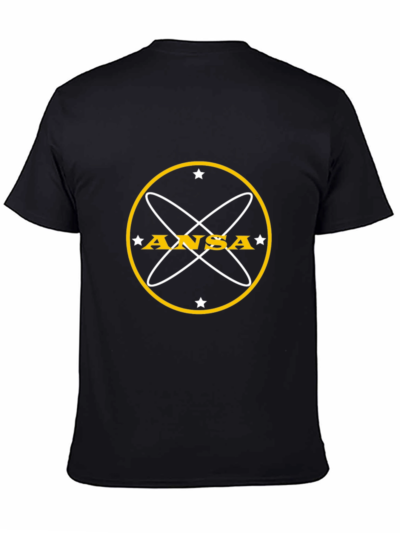 ANSA Graphic Black T-Shirt