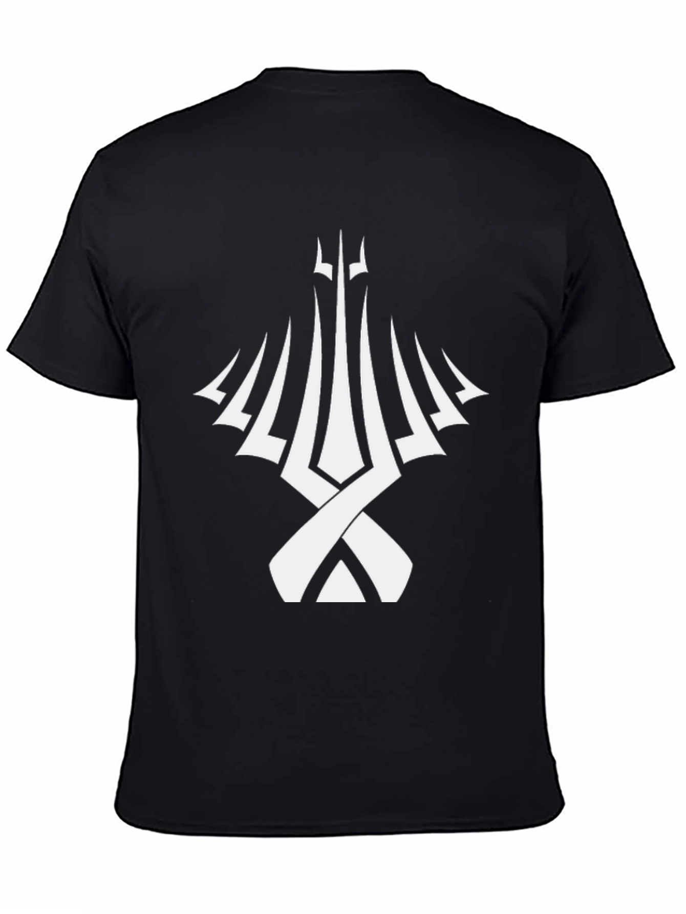 Abstract Graphic Tee - Mens Black T-Shirt