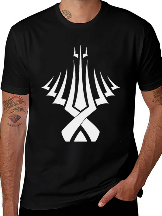 Abstract Graphic Tee - Mens Black T-Shirt