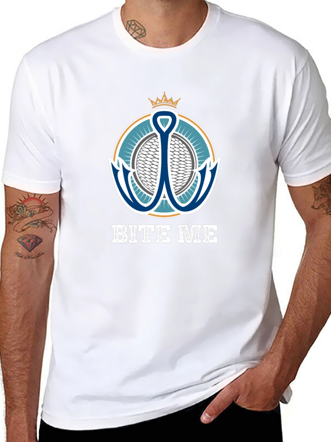 Bite Me Fishing Hook Tee