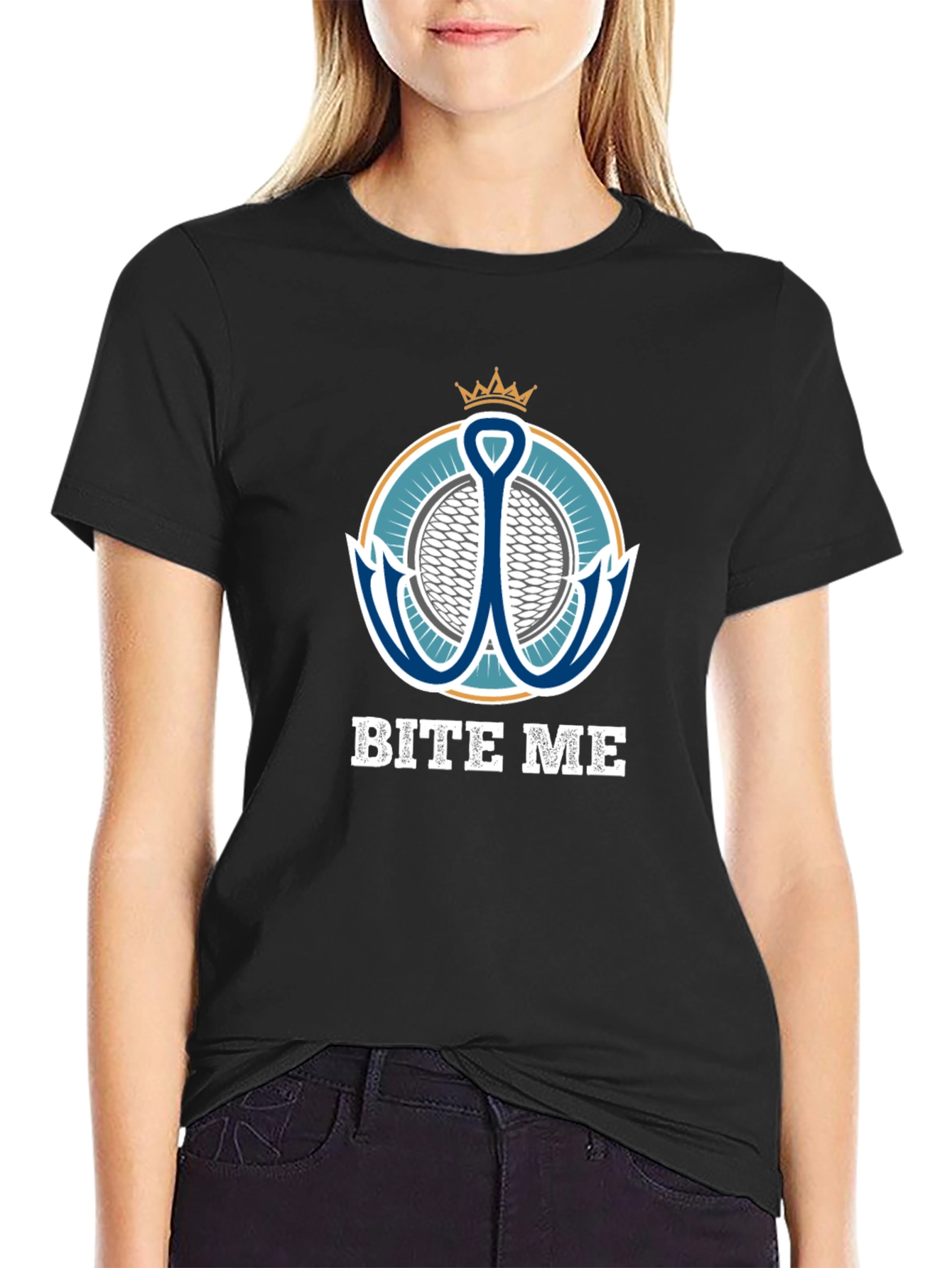 Bite Me Fishing Hook Tee