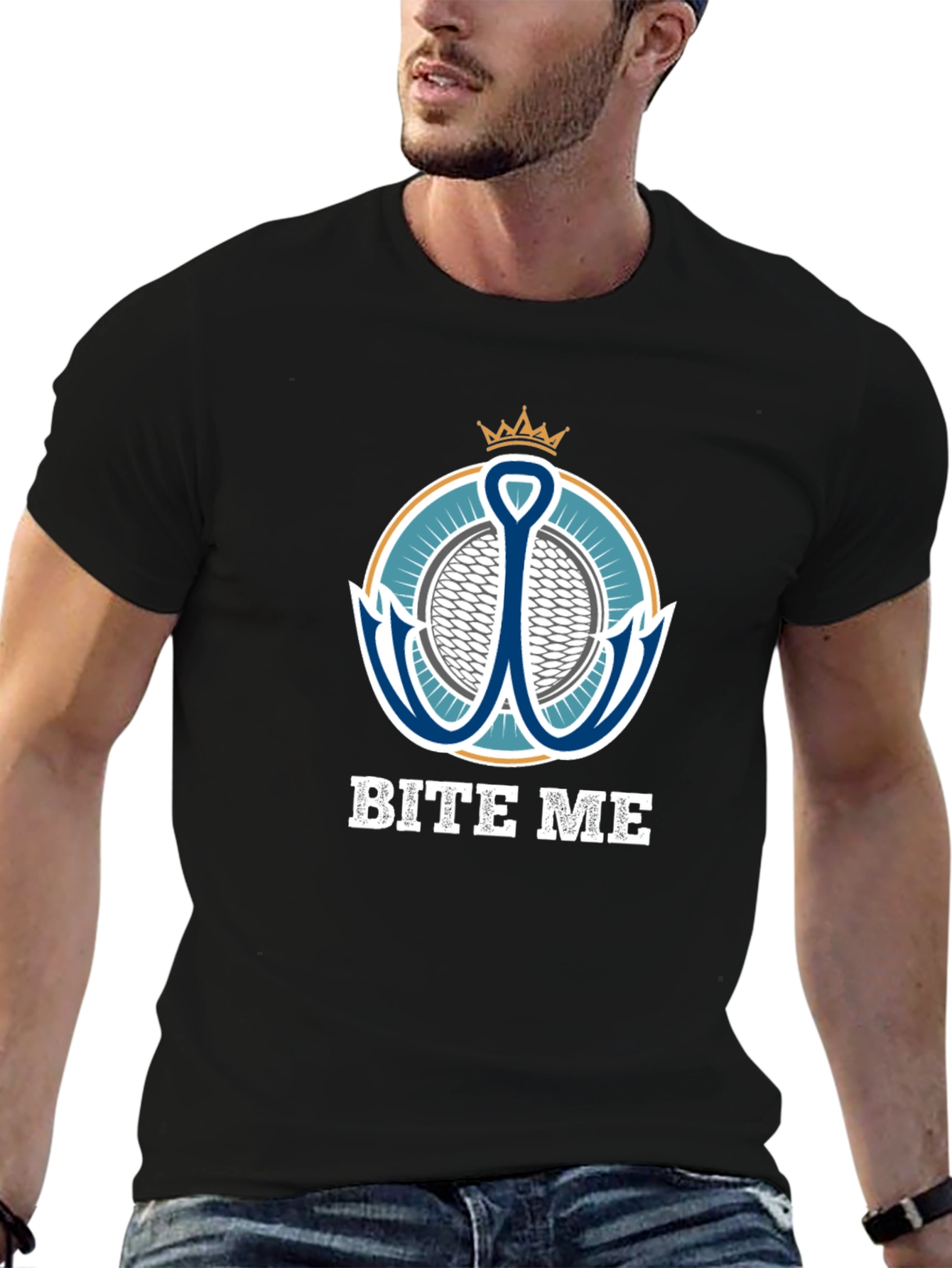 Bite Me Fishing Hook Tee