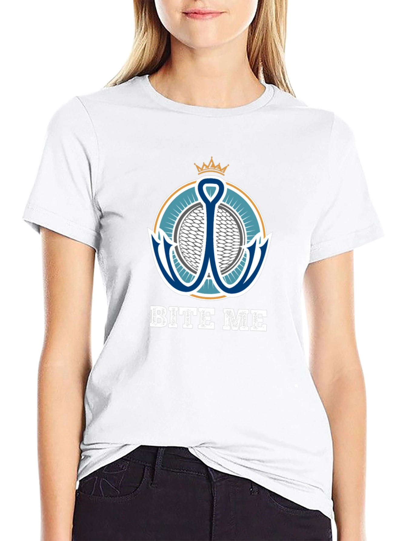 Bite Me Fishing Hook Tee