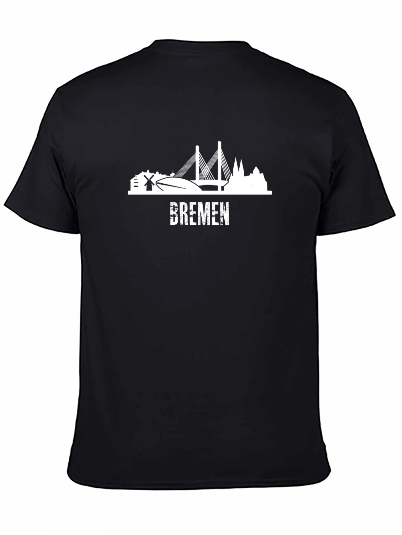 Bremen Skyline Black T-Shirt