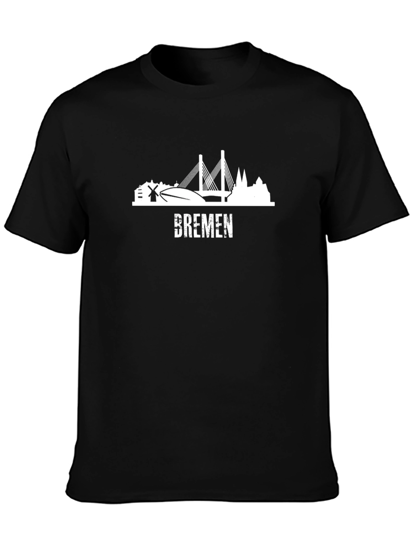 Bremen Skyline Black T-Shirt