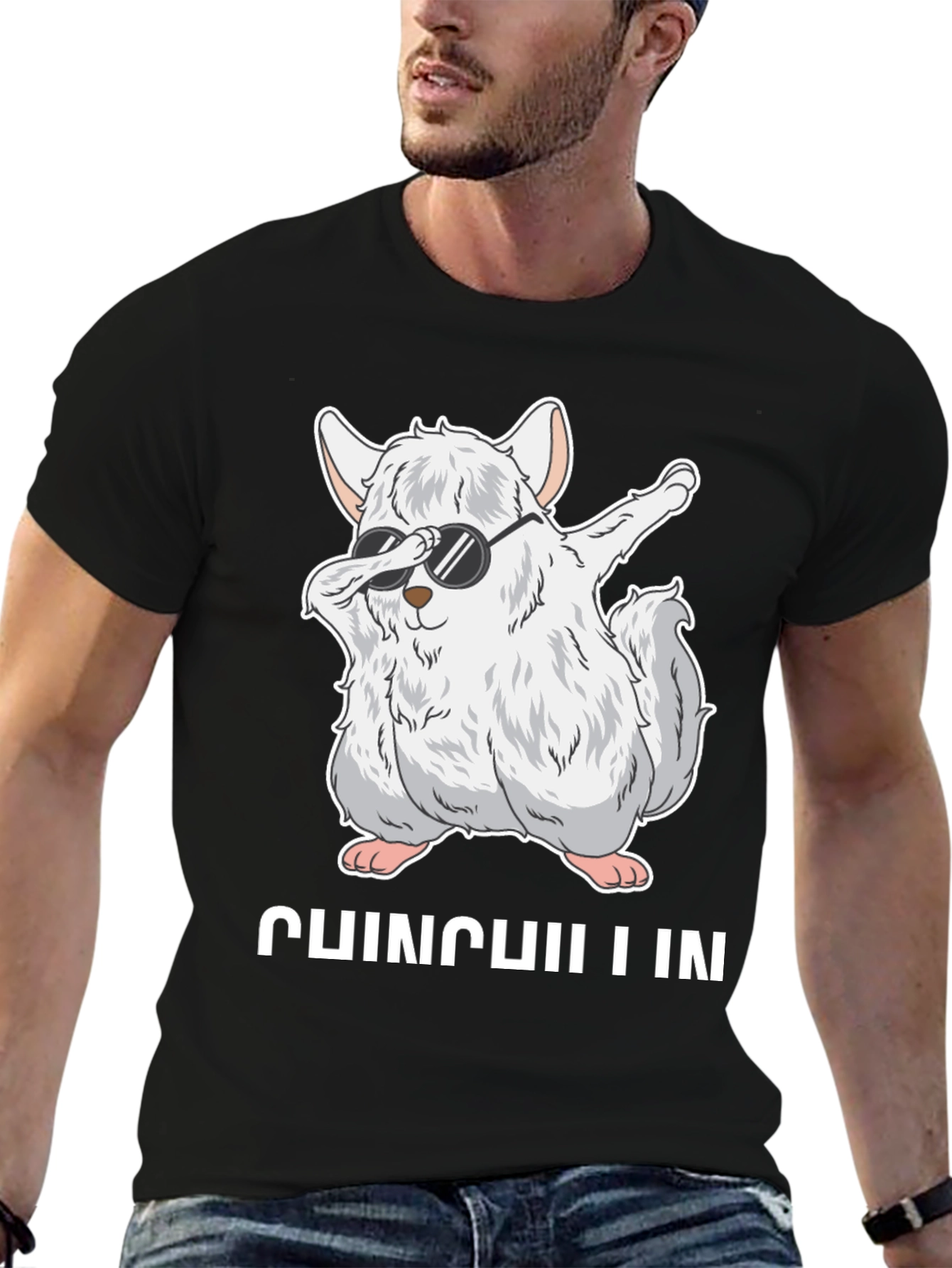 Chinchilla Dabbing T-Shirt - Funny Animal Tee