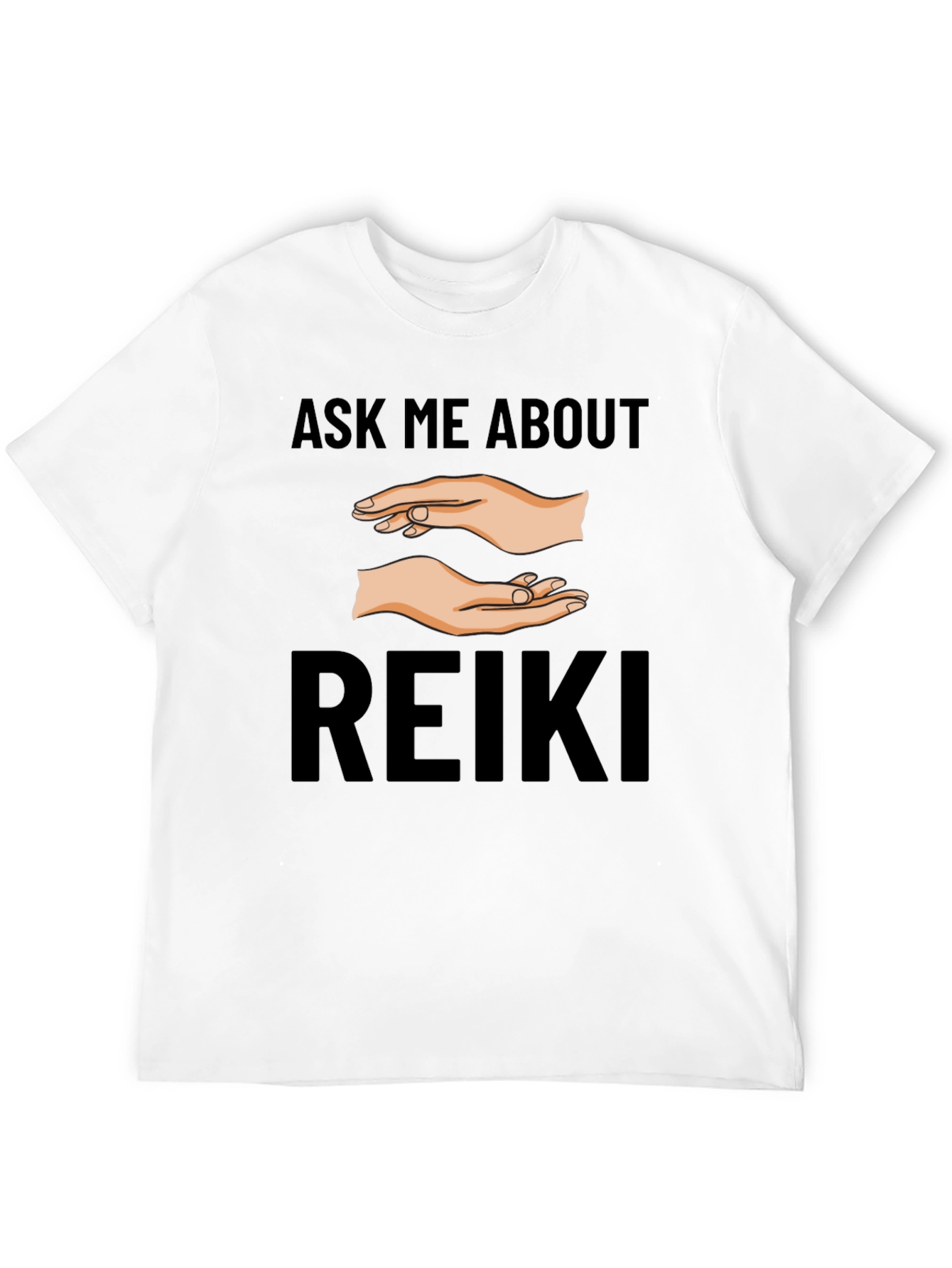 Ask Me About Reiki T-Shirt - Black