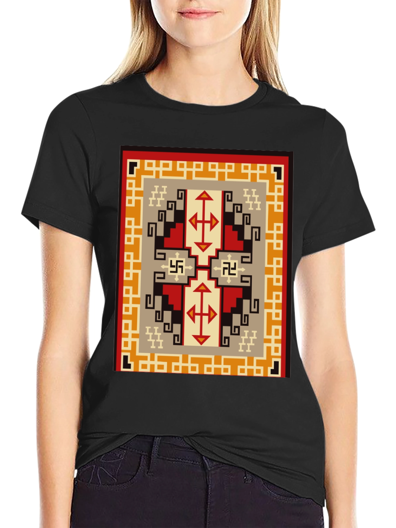 Geometric Pattern T-Shirt