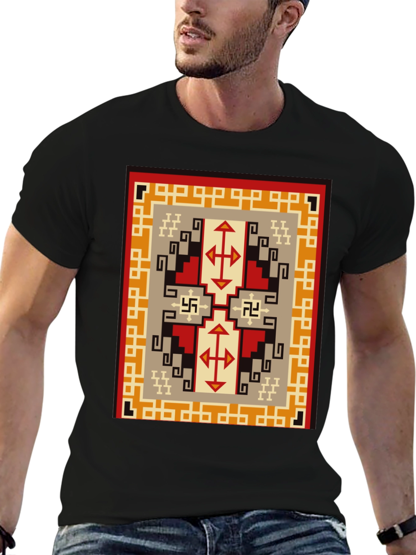 Geometric Pattern T-Shirt