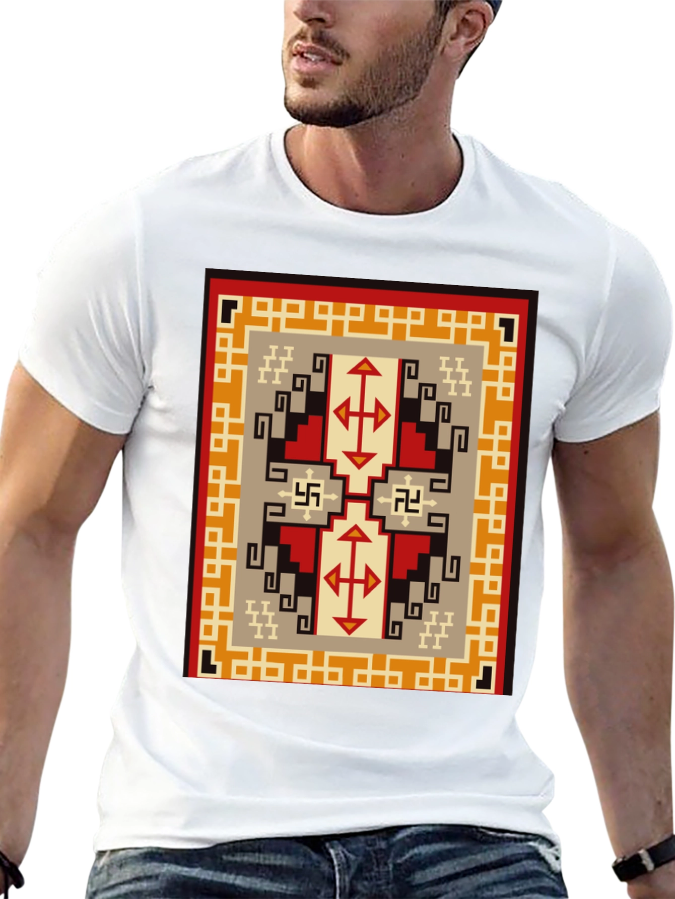 Geometric Pattern T-Shirt