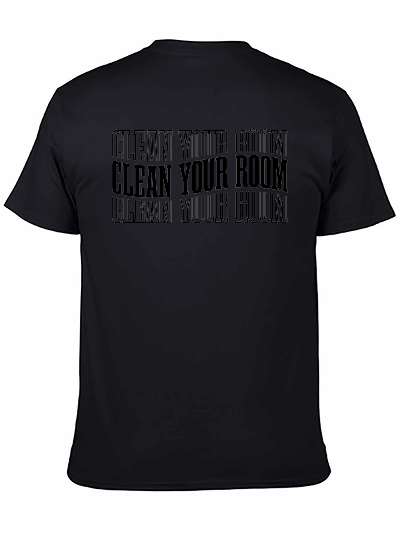 Clean Your Room Black Graphic Tee