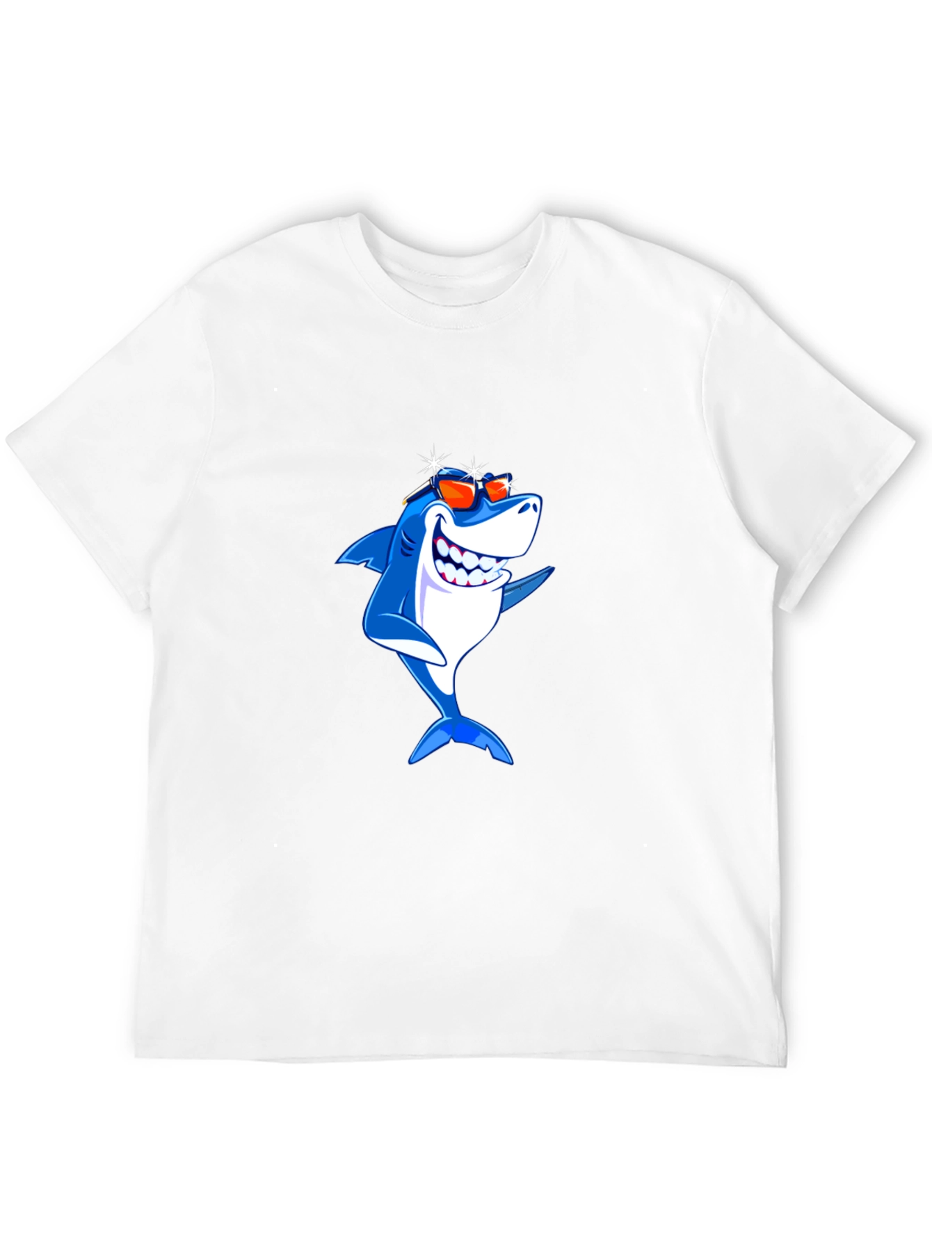 Cool Shark T-Shirt - Black Cotton Tee