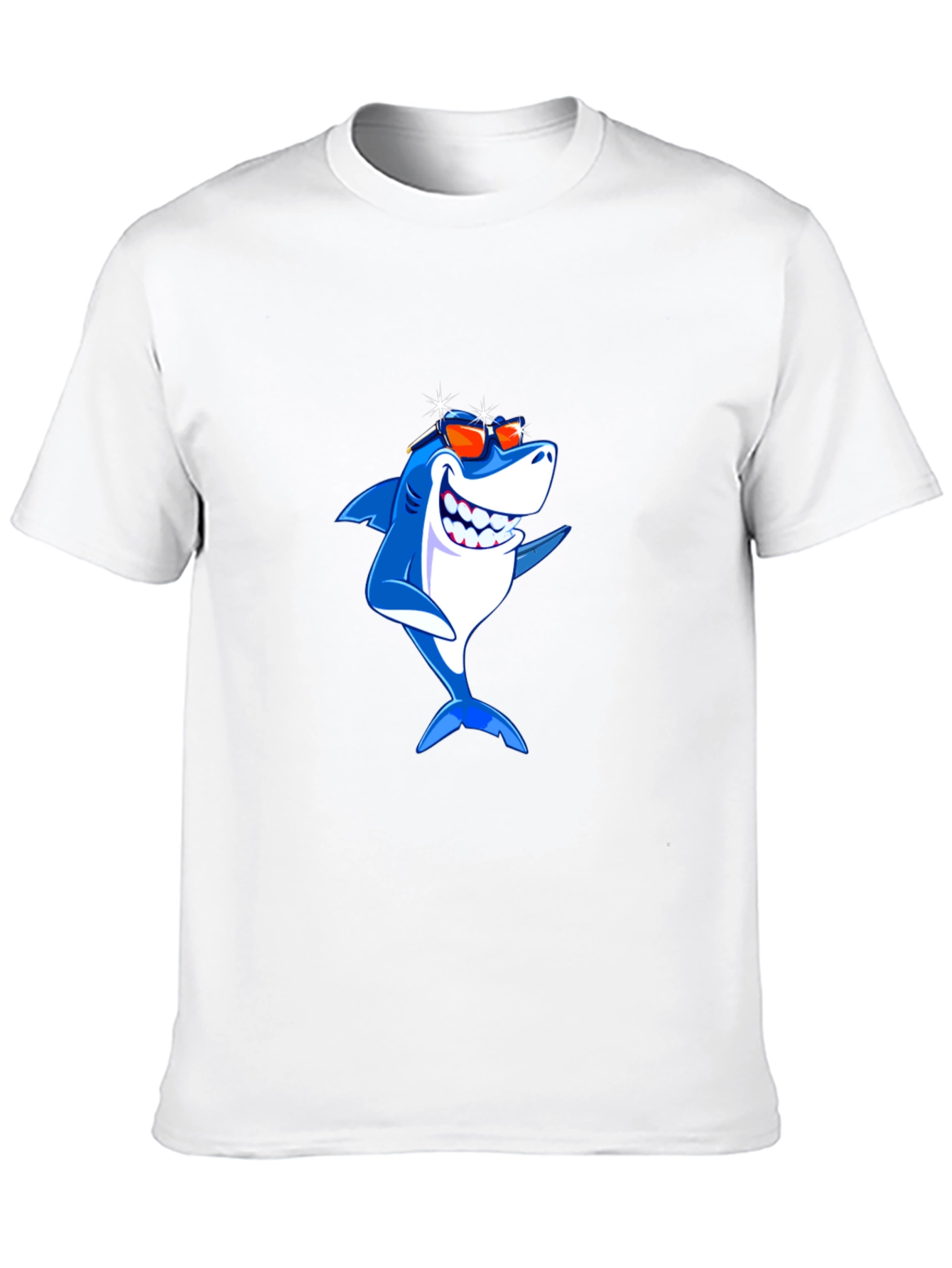 Cool Shark T-Shirt - Black Cotton Tee