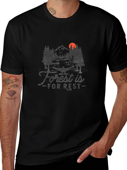Forest Is For Rest Graphic Tee - Nature Lovers