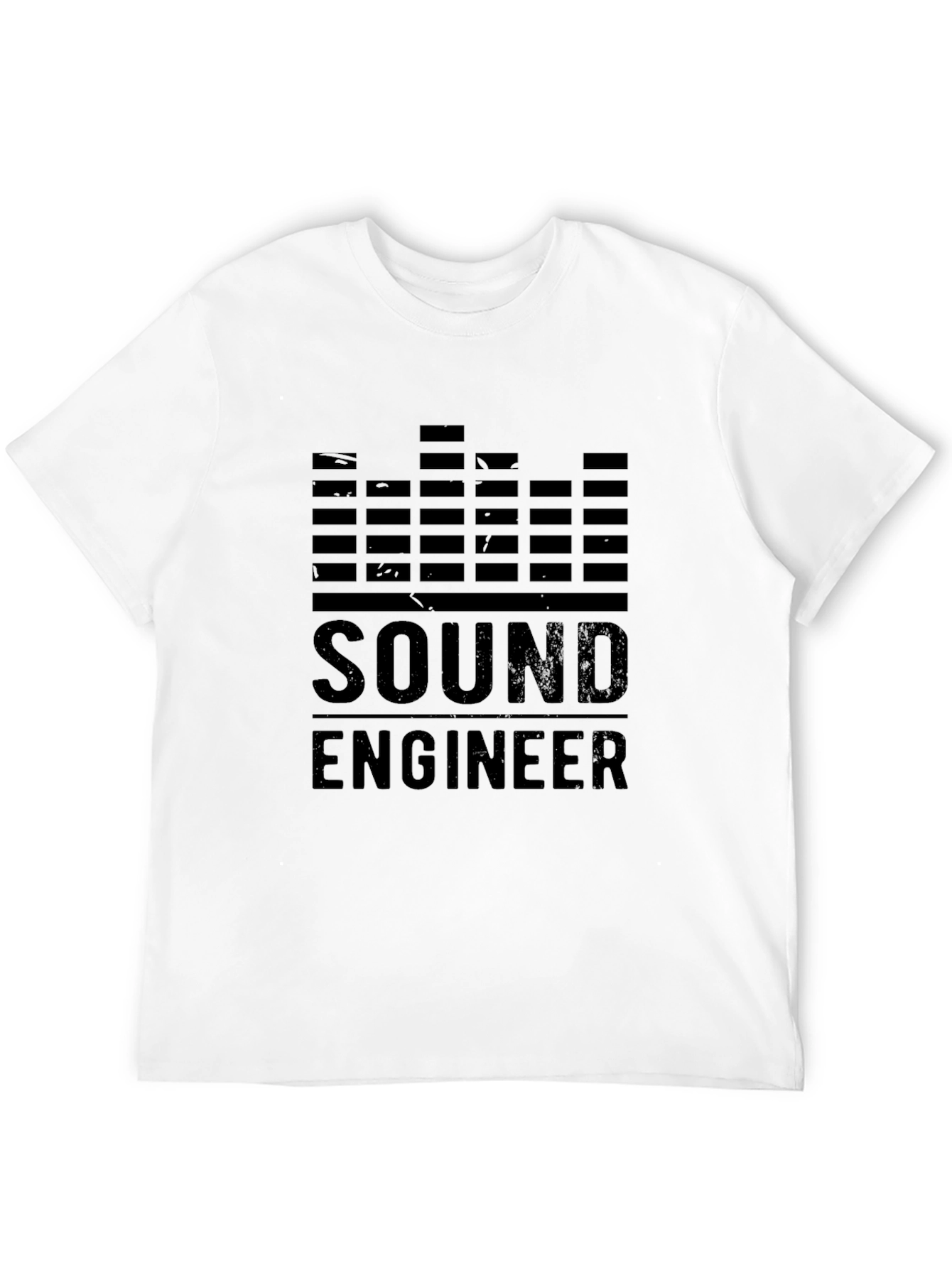 Sound Engineer Graphic Tee - Black