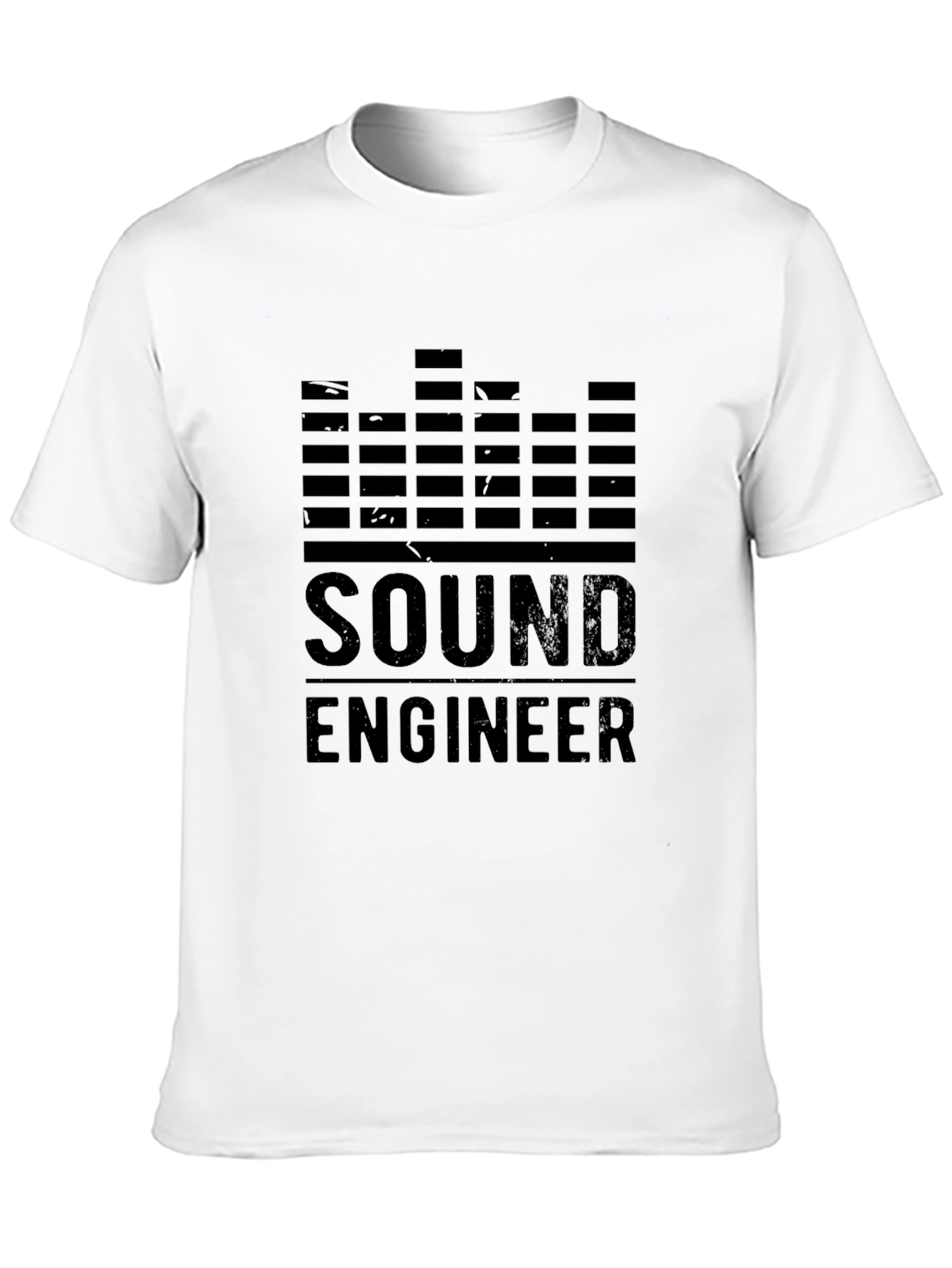 Sound Engineer Graphic Tee - Black