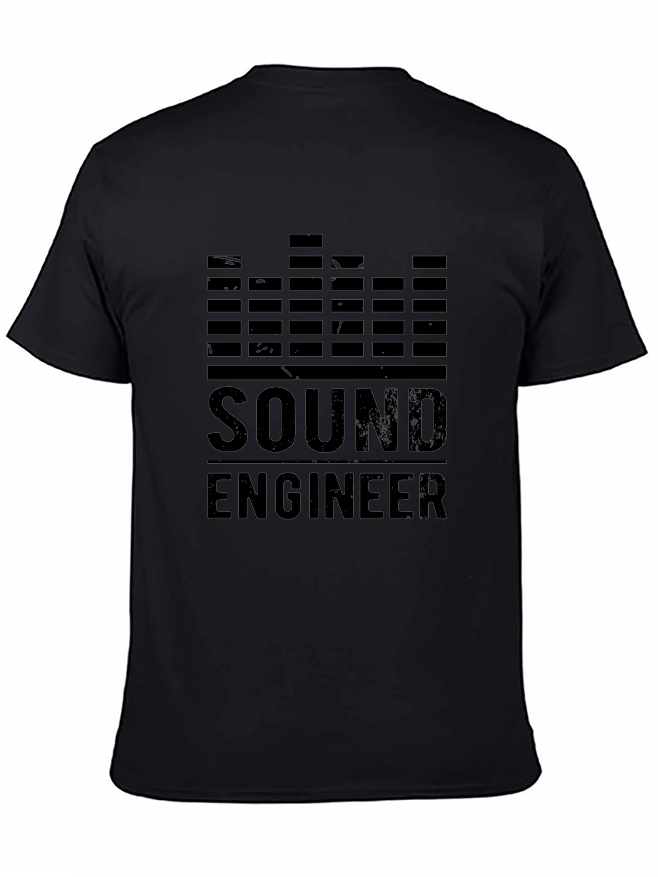 Sound Engineer Graphic Tee - Black