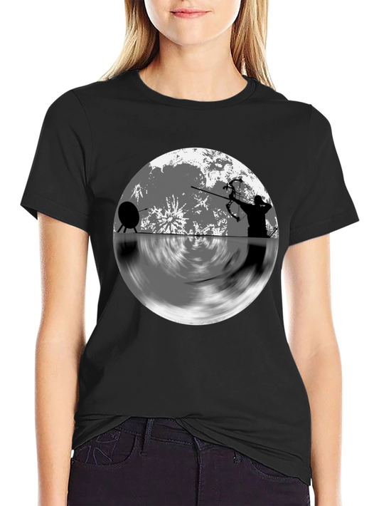 Archer Silhouette Graphic T-Shirt - Black