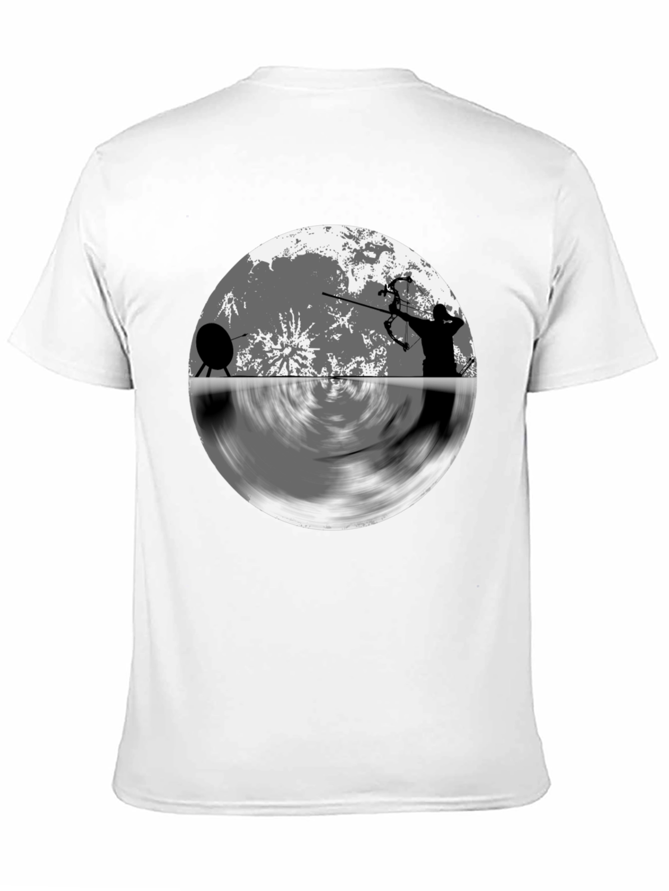 Archer Silhouette Graphic T-Shirt - Black