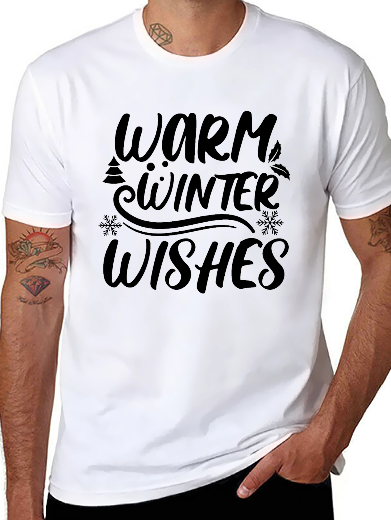 Warm Winter Wishes Graphic T-Shirt