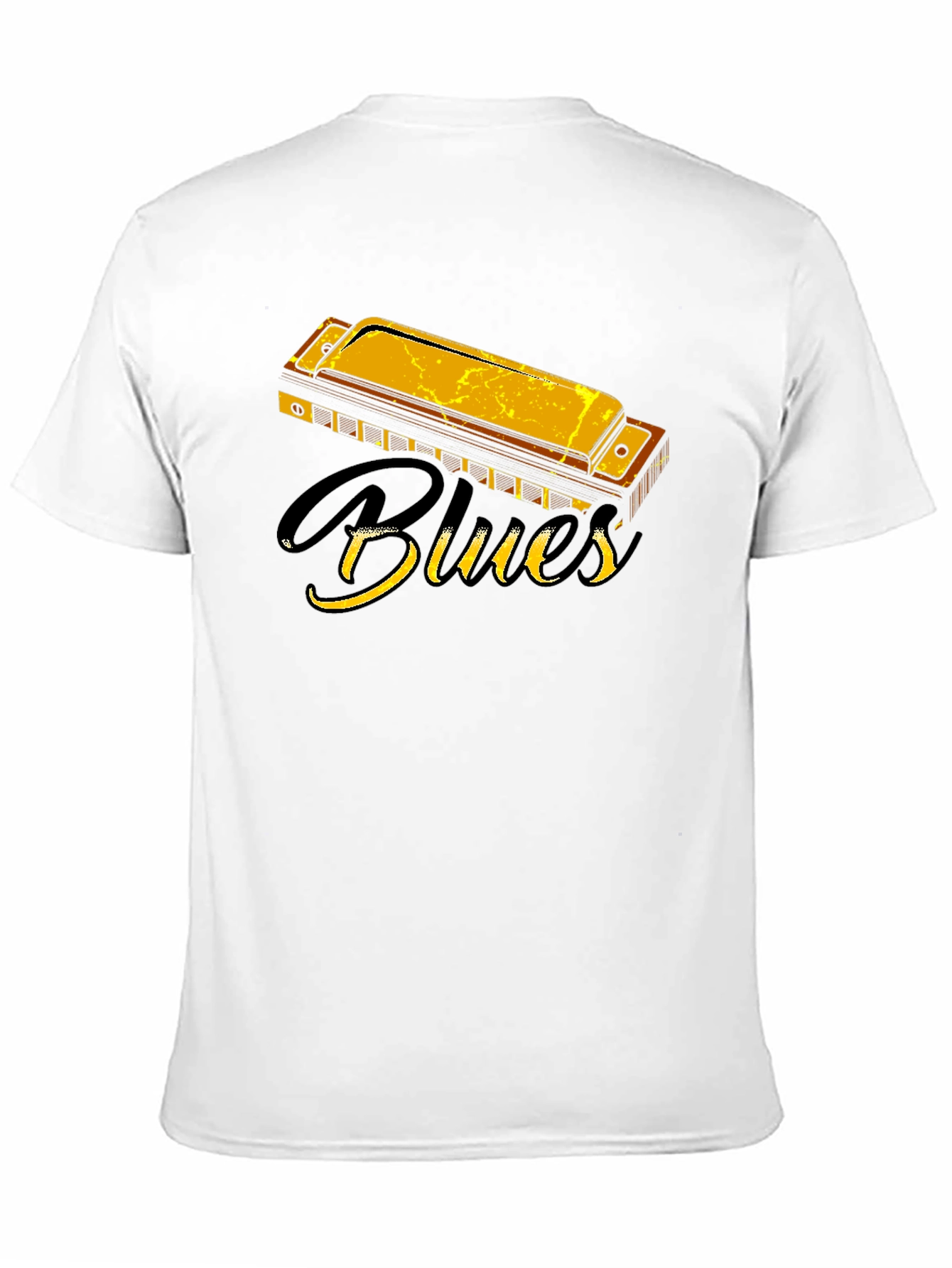 Blues Harmonica Graphic T-Shirt