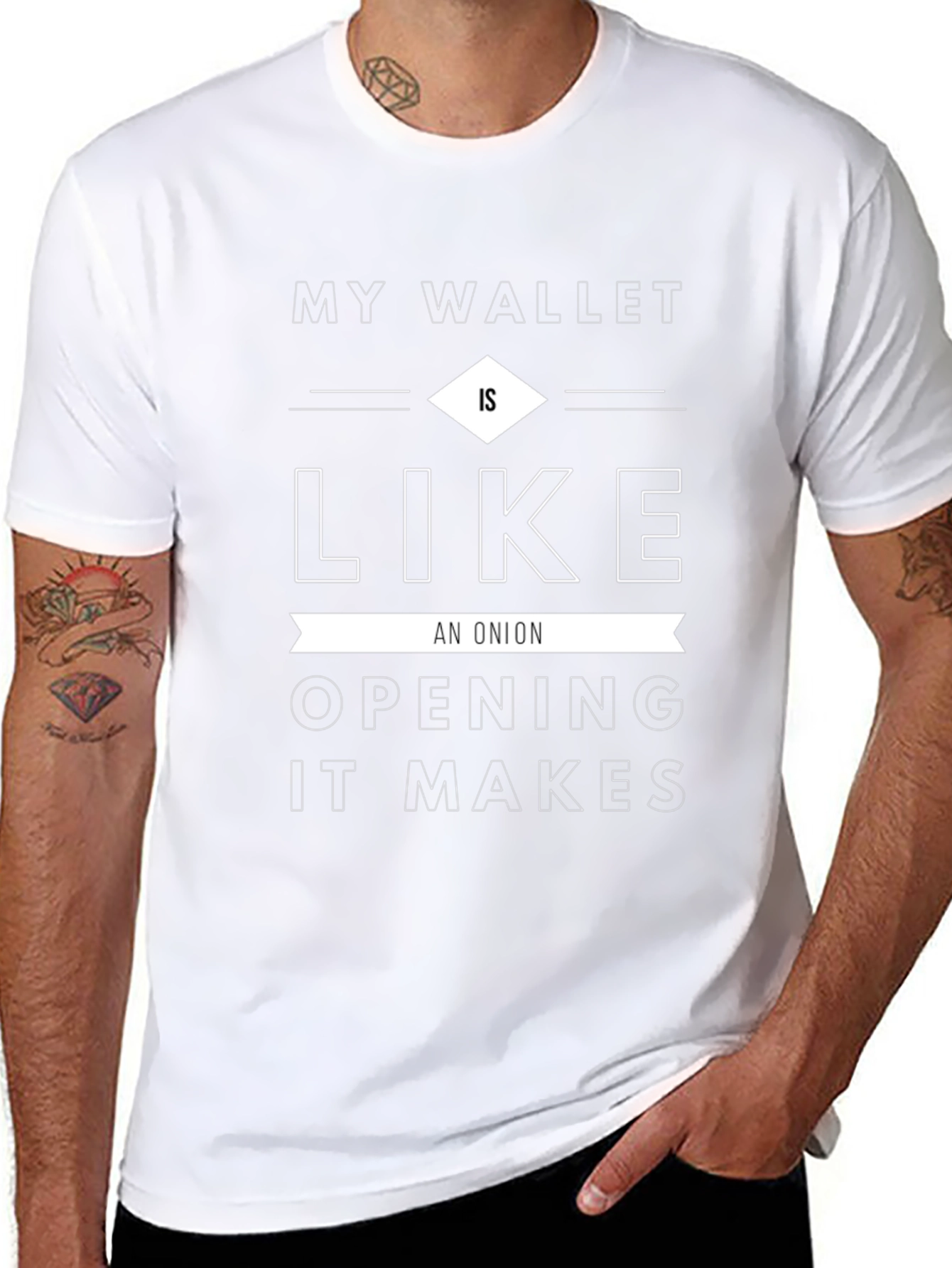 Wallet Like an Onion T-Shirt - Funny Graphic Tee