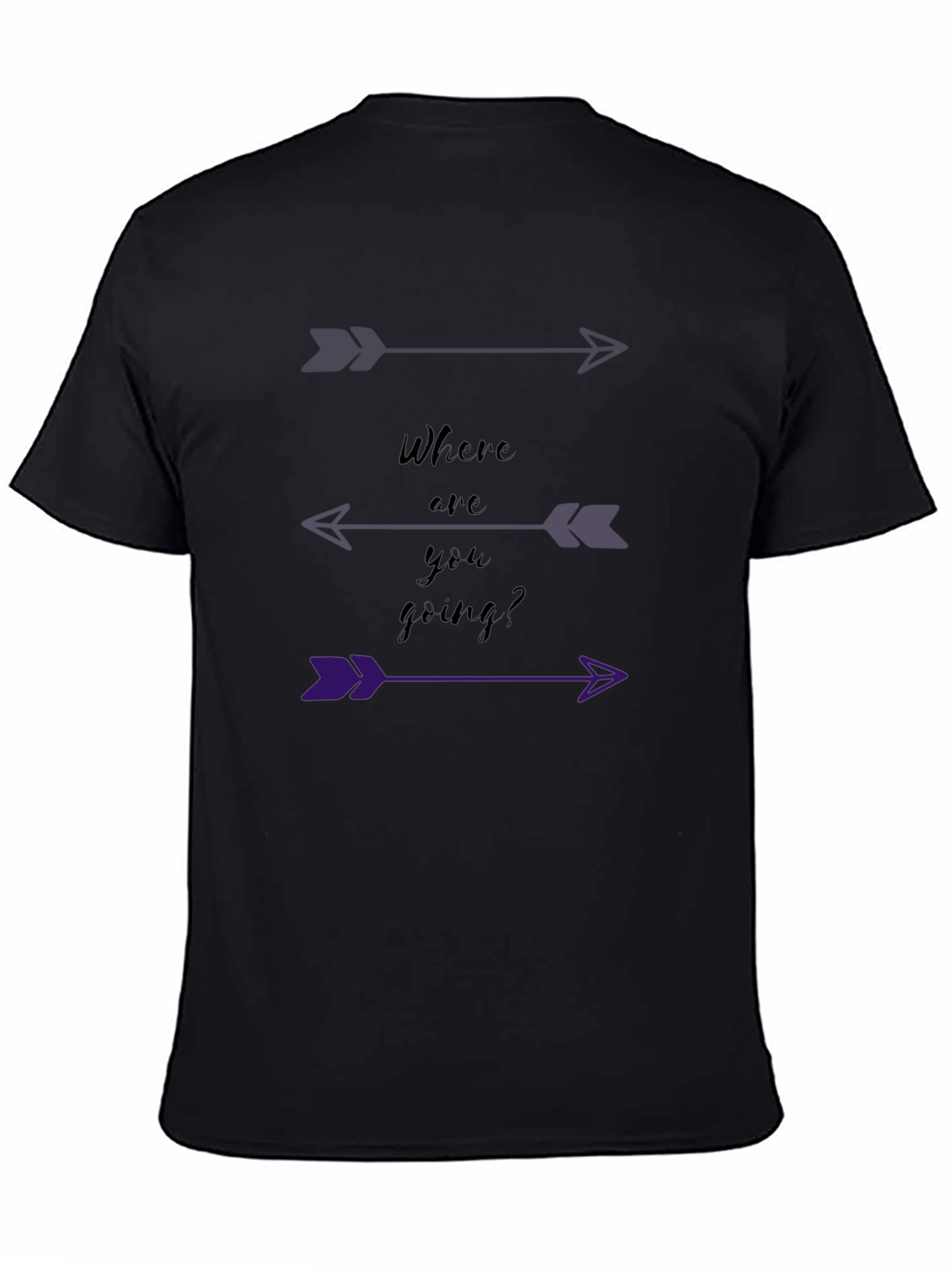 Arrow Graphic T-Shirt - Where Are You Going Tee