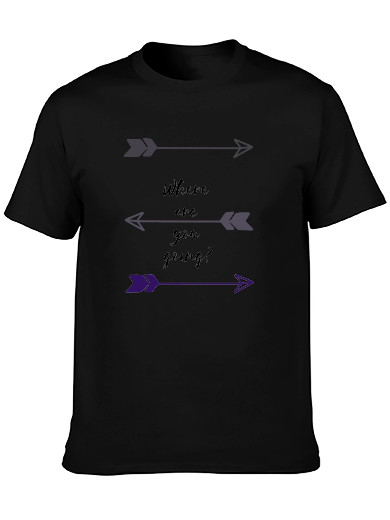Arrow Graphic T-Shirt - Where Are You Going Tee