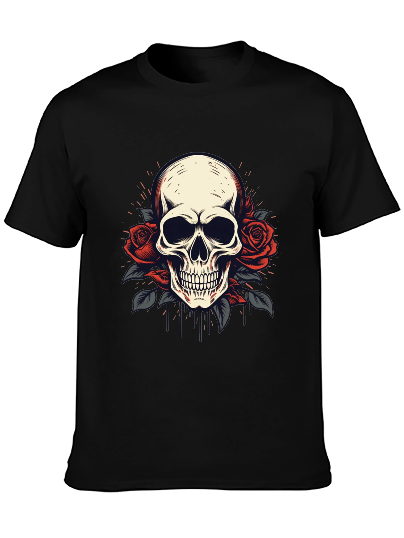 Skull & Roses Graphic Tee