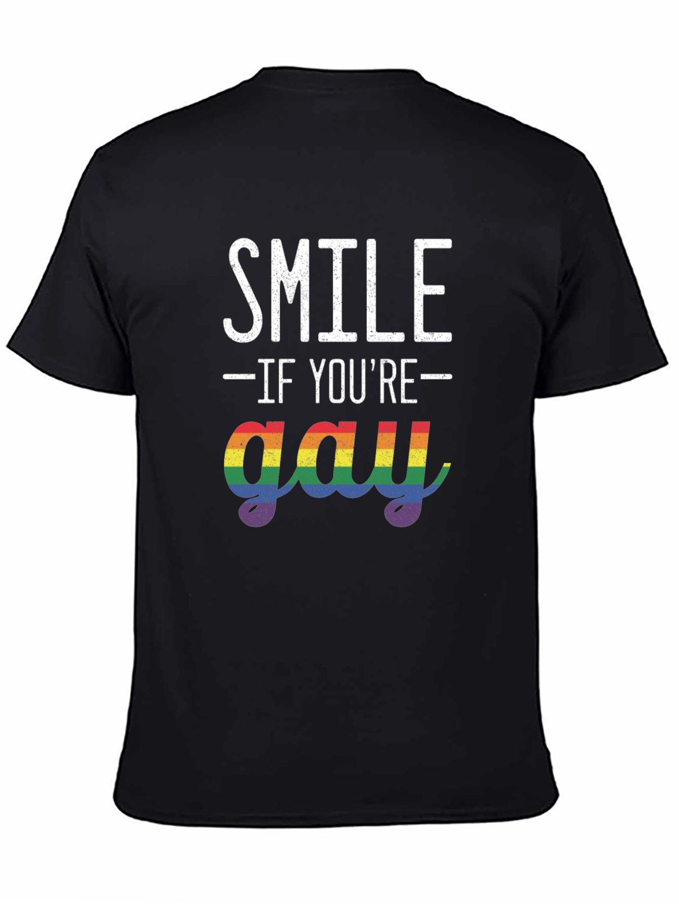 Smile If Youre Gay Graphic Tee