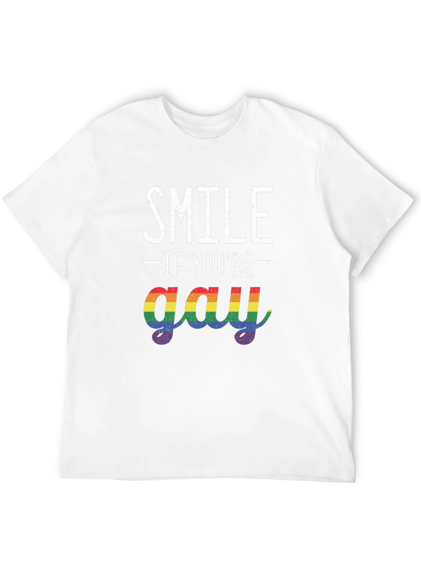 Smile If Youre Gay Graphic Tee