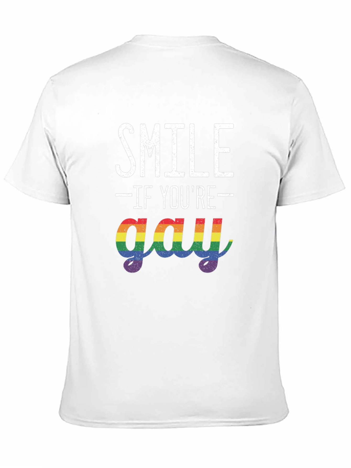 Smile If Youre Gay Graphic Tee